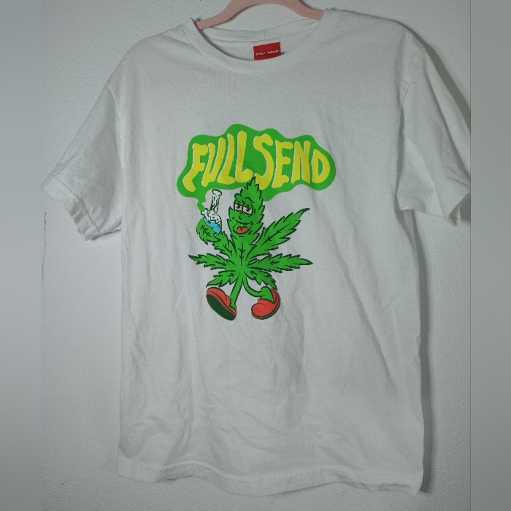 White Full Send Graphic‎ Tee